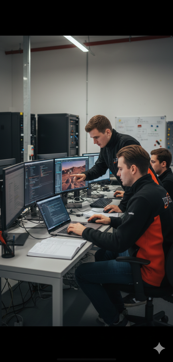 Yazılım ekibinin geliştirme çalışması